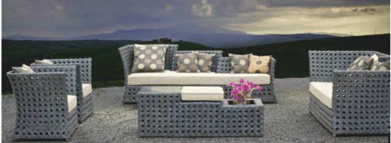 Wicker Sofa Set