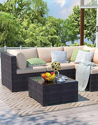 Wicker Sofa Set